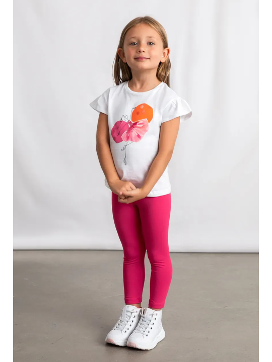 MAYORAL KOMPLET DLA DZIEWCZYNKI BLUZKA LEGINSY 3726/95