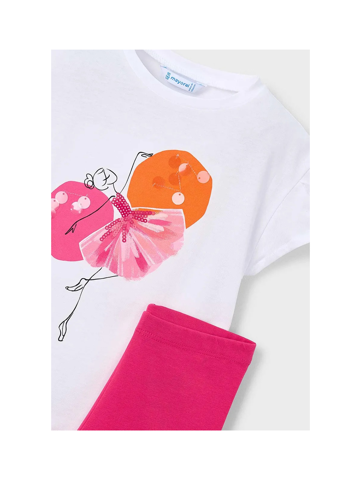 MAYORAL KOMPLET DLA DZIEWCZYNKI BLUZKA LEGINSY 3726/95