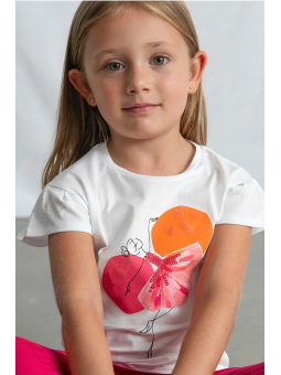 MAYORAL KOMPLET DLA DZIEWCZYNKI BLUZKA LEGINSY 3726/95