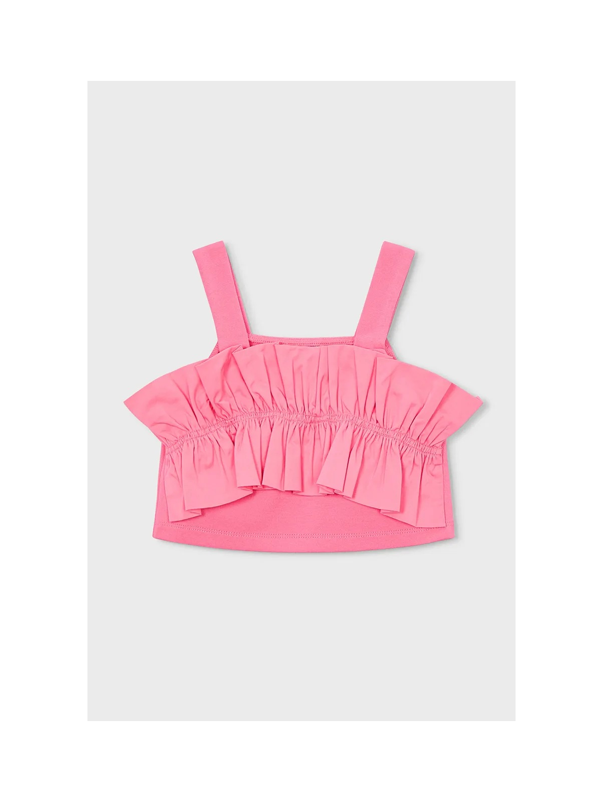 MAYORAL BLUZKA TOP LETNI DLA DZIEWCZYNKI Z MARSZCZENIAMI 3025/40