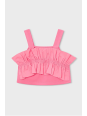 MAYORAL BLUZKA TOP LETNI DLA DZIEWCZYNKI Z MARSZCZENIAMI 3025/40