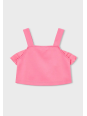 MAYORAL BLUZKA TOP LETNI DLA DZIEWCZYNKI Z MARSZCZENIAMI 3025/40