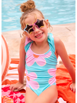 MAYORAL STRÓJ KĄPIELOWY JEDNOCZĘŚCIOWY  DLA DZIEWCZYNKI 3758/53