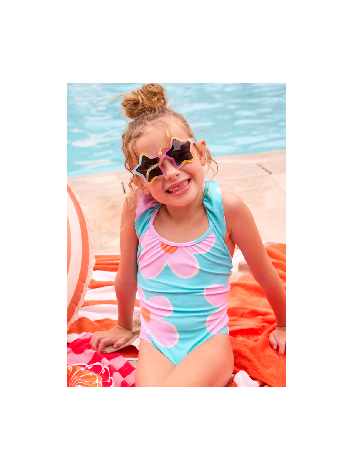 MAYORAL STRÓJ KĄPIELOWY JEDNOCZĘŚCIOWY  DLA DZIEWCZYNKI 3758/53