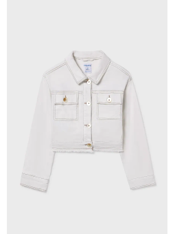 MAYORAL KURTKA KATANA JEANS DLA DZIEWCZYNKI KREM 6407/94