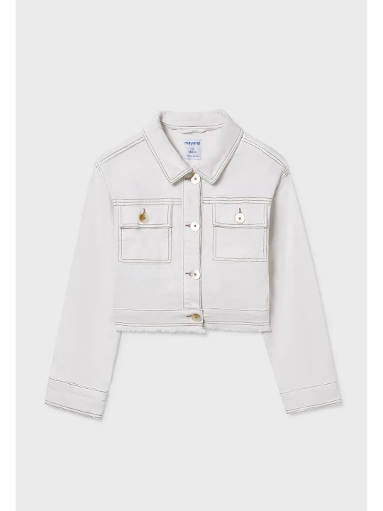 MAYORAL KURTKA KATANA JEANS DLA DZIEWCZYNKI KREM 6407/94