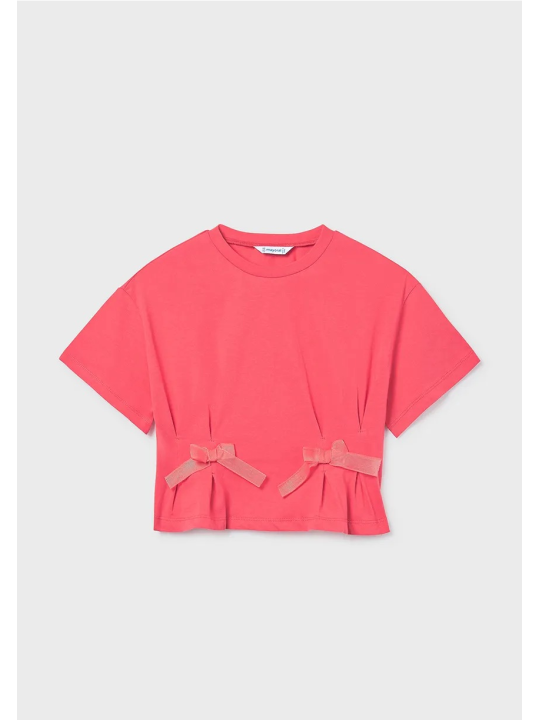 MAYORAL BLUZKA KOSZULKA NA KRÓTKI RĘKAW DLA DZIEWCZYNKI 6004/10