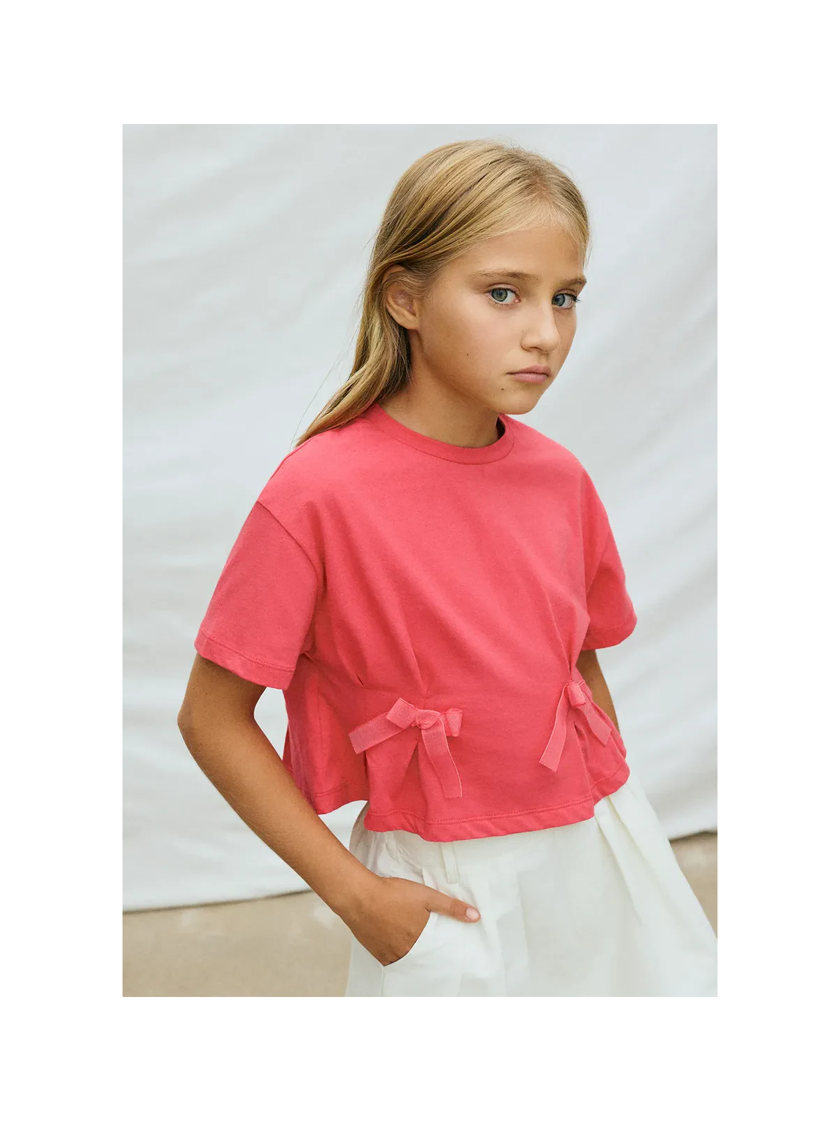 MAYORAL BLUZKA KOSZULKA NA KRÓTKI RĘKAW DLA DZIEWCZYNKI 6004/10