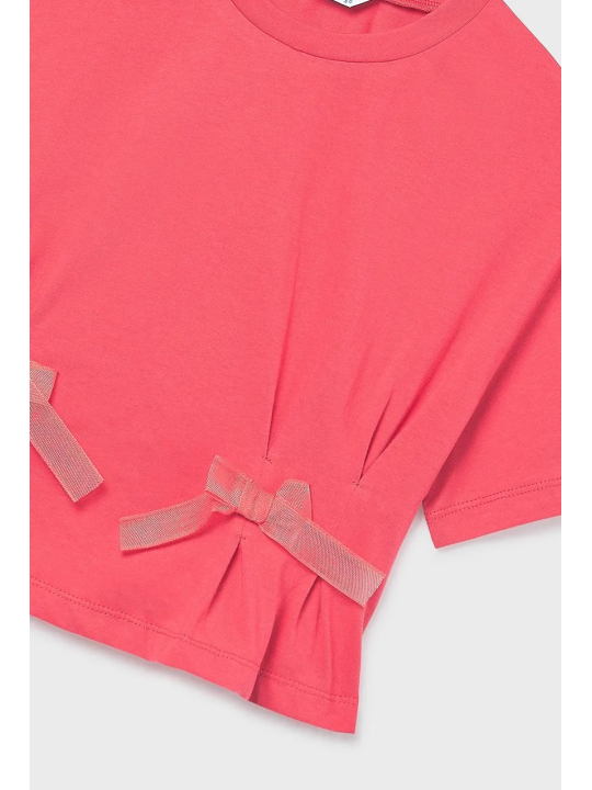 MAYORAL BLUZKA KOSZULKA NA KRÓTKI RĘKAW DLA DZIEWCZYNKI 6004/10