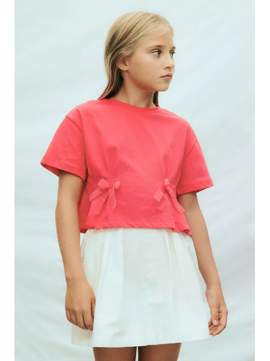 MAYORAL BLUZKA KOSZULKA NA KRÓTKI RĘKAW DLA DZIEWCZYNKI 6004/10