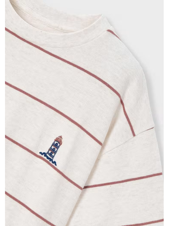 MAYORAL T-SHIRT BLUZKA KOSZULKA NA KRÓTKI RĘKAW THE BOSTON KIDS 6044/332