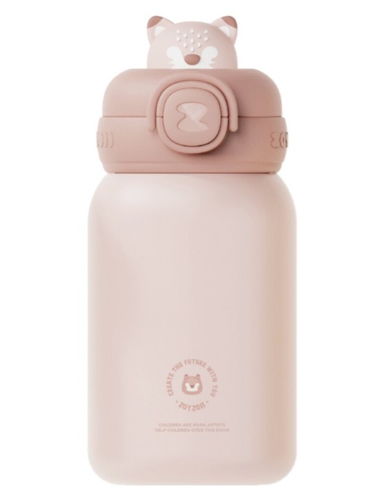 ZOYZOII TERMOS DLA DZIECKA  RÓŻOWY  LISEK E8LISEK