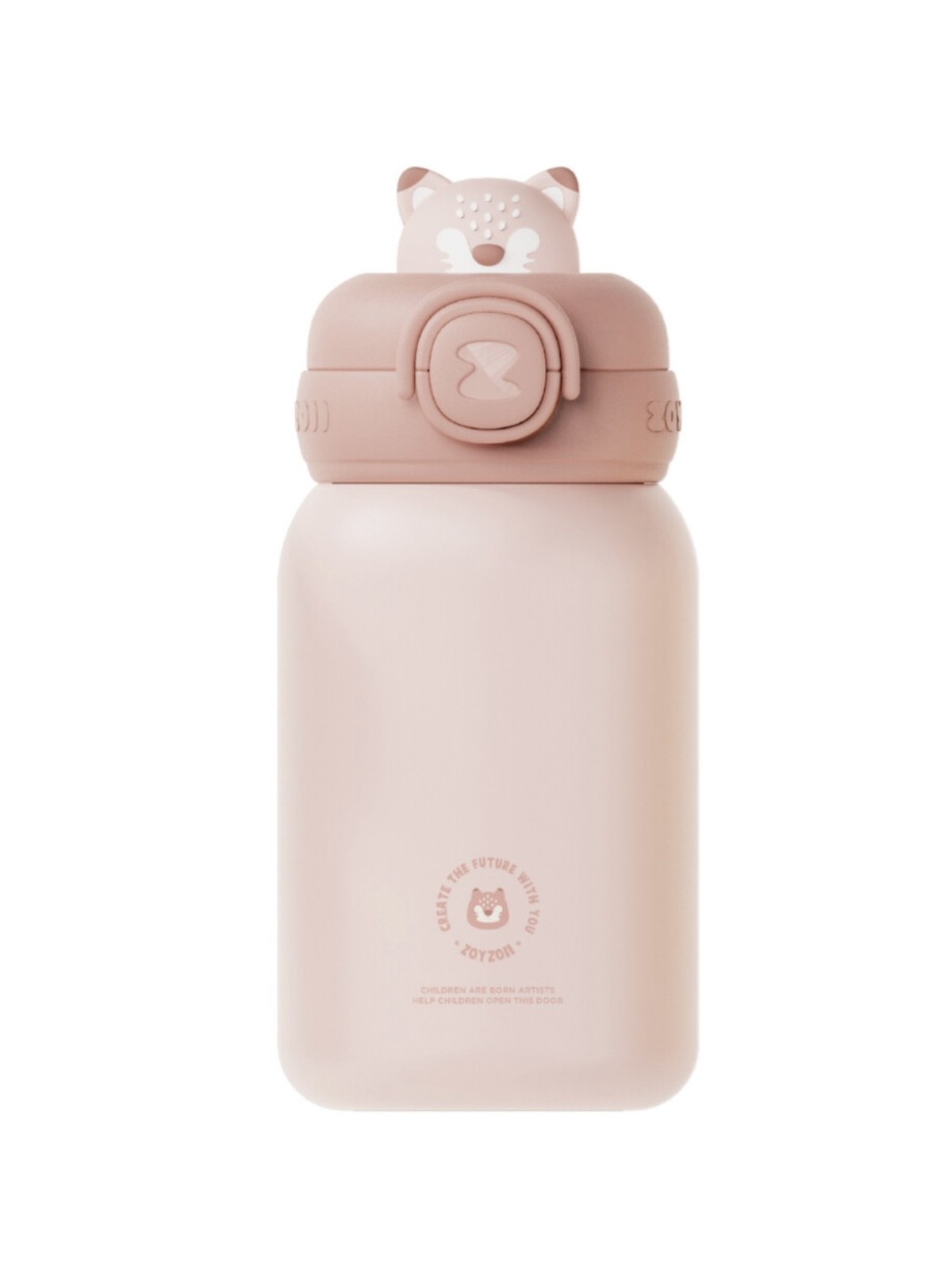 ZOYZOII TERMOS DLA DZIECKA  RÓŻOWY  LISEK E8LISEK