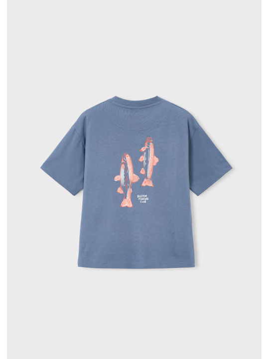 MAYORAL T-SHIRT BLUZKA KOSZULKA NA KRÓTKI RĘKAW THE BOSTON KIDS 6042/405