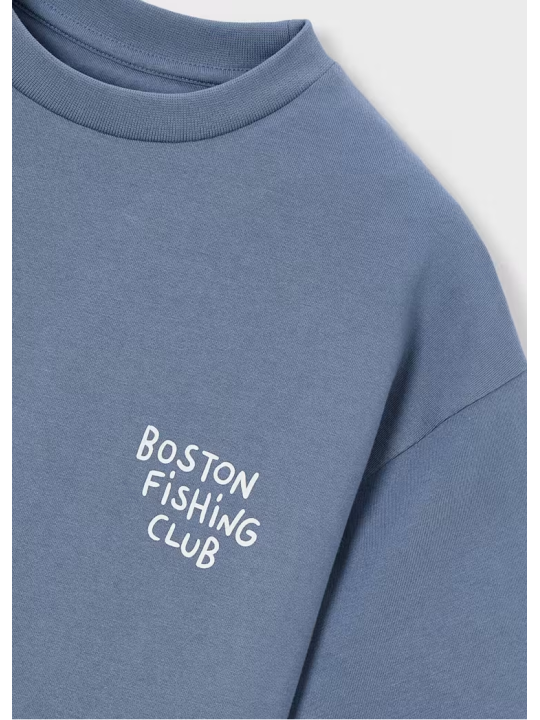 MAYORAL T-SHIRT BLUZKA KOSZULKA NA KRÓTKI RĘKAW THE BOSTON KIDS 6042/405