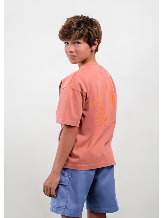 MAYORAL T-SHIRT BLUZKA KOSZULKA NA KRÓTKI RĘKAW THE BOSTON KIDS 6047/332