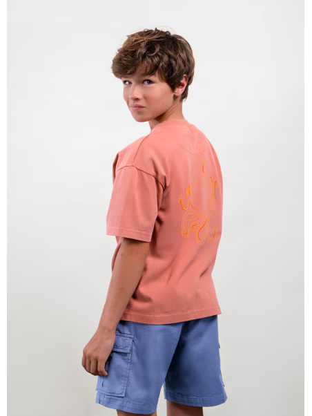 MAYORAL T-SHIRT BLUZKA KOSZULKA NA KRÓTKI RĘKAW THE BOSTON KIDS 6047/332