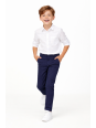 KARA CETIN  SPODNIE CHINO MATERIAŁOWE DLA CHŁOPCA GRANAT KARACETIN