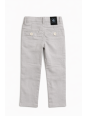 KARA CETIN  SPODNIE CHINO MATERIAŁOWE DLA CHŁOPCA JASNY SZARY  KARACETIN