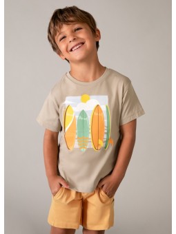 MAYORAL KOMPLET DLA CHŁOPCA DWIE KOSZULKI  PLUS SPODENKI 3603/27