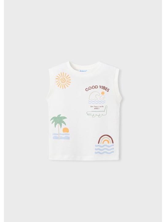 MAYORAL KOMPLET DLA CHŁOPCA DWIE KOSZULKI  PLUS SPODENKI 3603/27