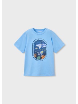 MAYORAL T-SHIRT KOSZULKA NA KRÓTKI RĘKAW DLA CHŁOPCA PRINT NADRUK 3079/89