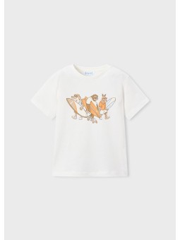 MAYORAL T-SHIRT KOSZULKA NA KRÓTKI RĘKAW DLA CHŁOPCA PRINT NADRUK 3063