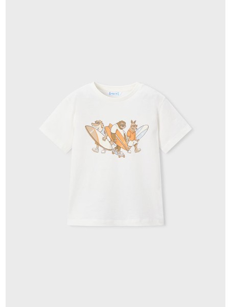 MAYORAL T-SHIRT KOSZULKA NA KRÓTKI RĘKAW DLA CHŁOPCA PRINT NADRUK 3063