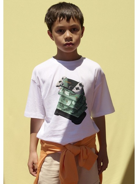 MAYORAL NUKUTAVAKE  KOSZULKA BLUZKA NA KRÓTKI RĘKAW DLA CHŁOPCA 6033/19