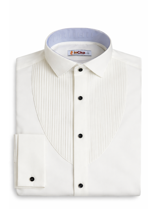 INCITY KOSZULA DLA CHŁOCA Z PLISOWANYM PRZODEM 3501