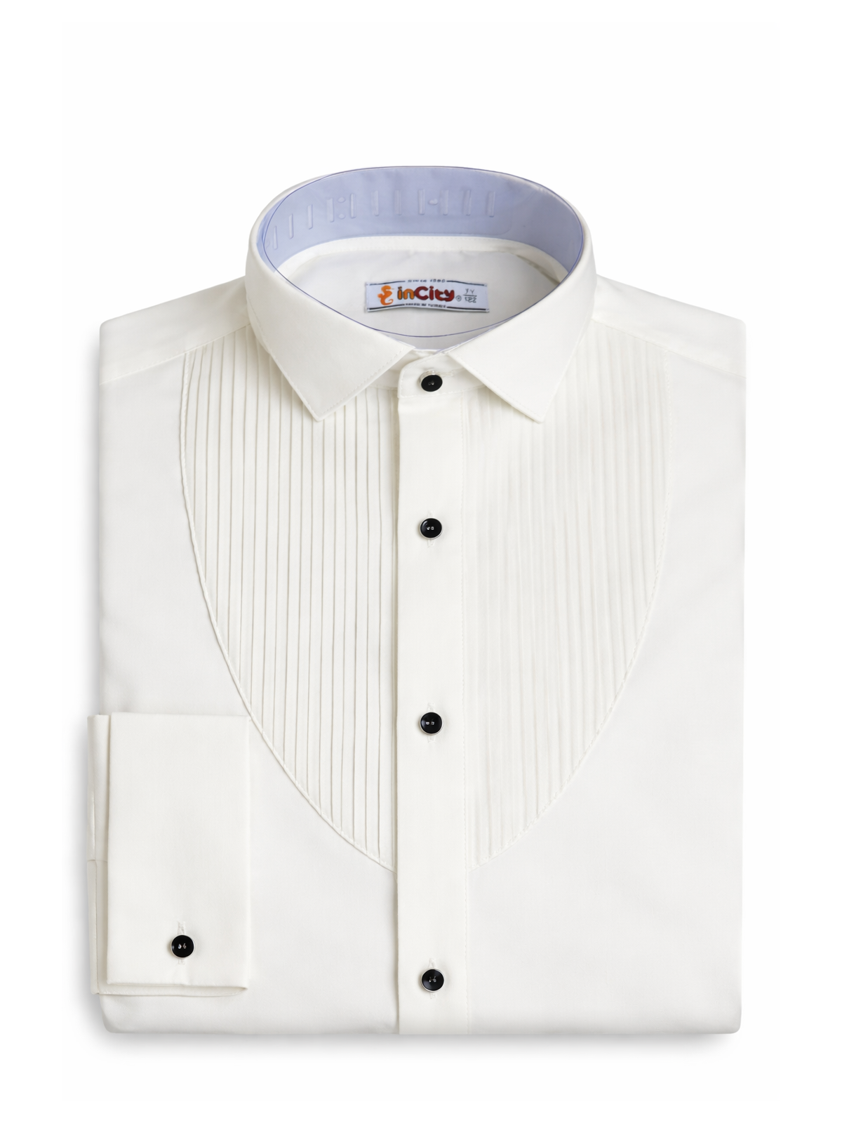 INCITY KOSZULA DLA CHŁOCA Z PLISOWANYM PRZODEM 3501