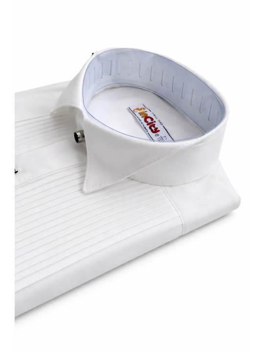 INCITY KOSZULA DLA CHŁOCA Z PLISOWANYM PRZODEM 3501