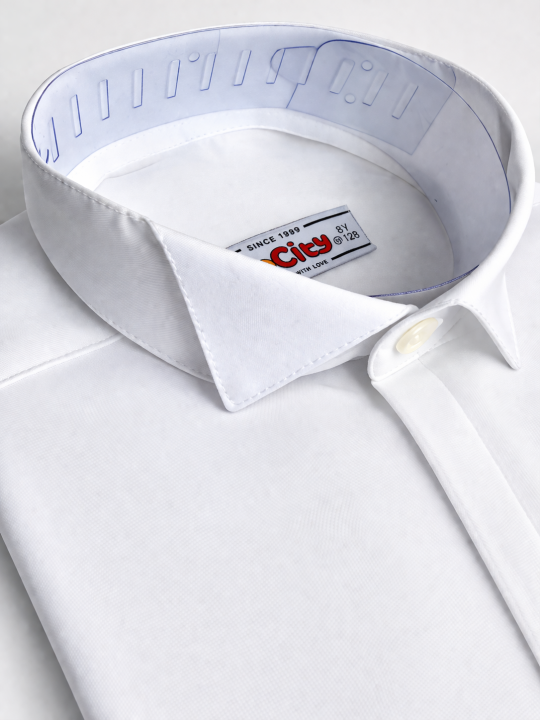 INCITY KOSZULA ELEGANCKA DLA CHŁOPCA Z WYCIĘTYM  KOŁNIERZYKIEM NA MUCHĘ 4113