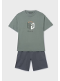MAYORAL NUKUTAVAKE KOMPLET DLA CHŁOPCA SPODENKI PLUS KOSZULKA 6690/43