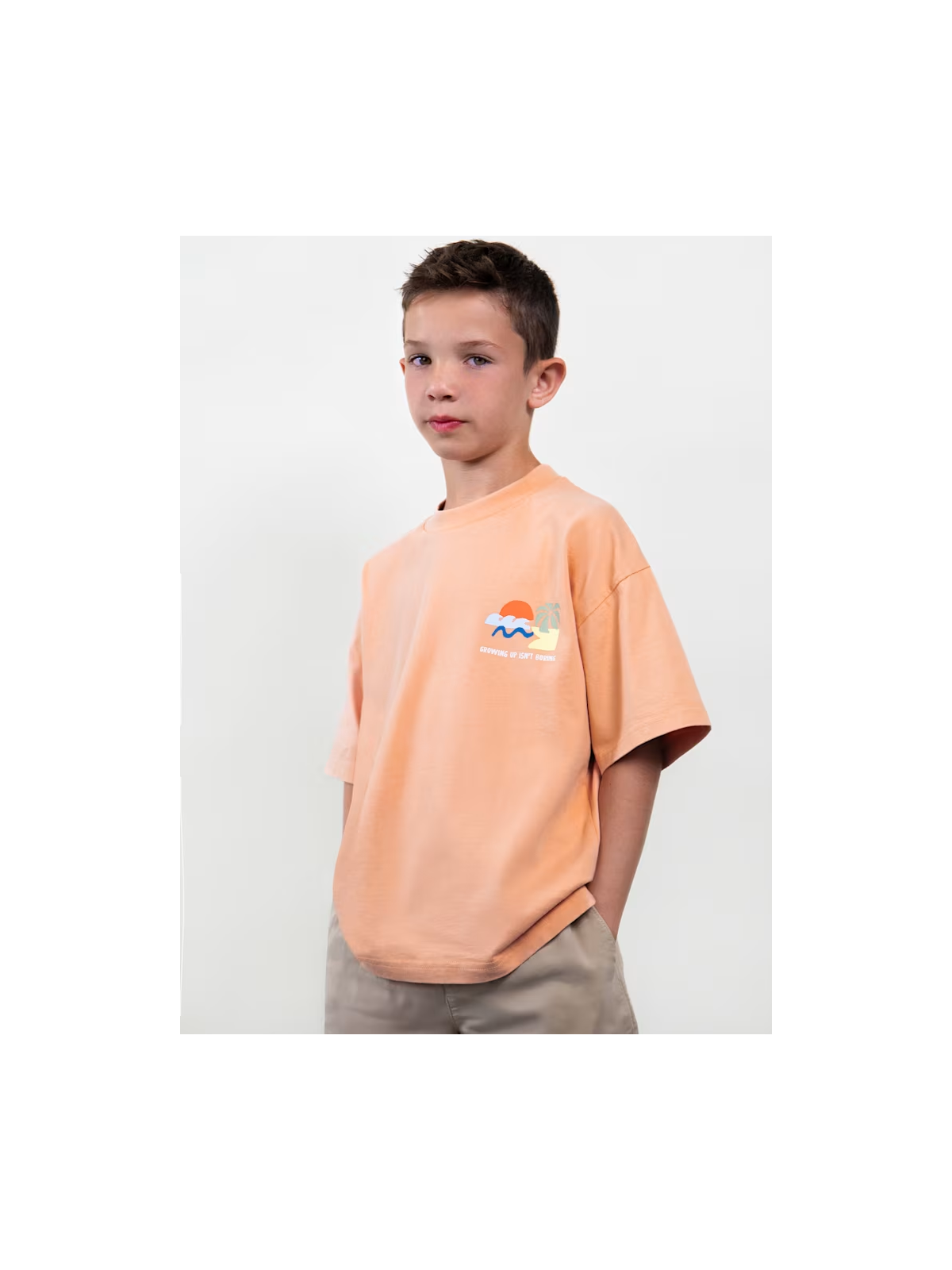 MAYORAL T-SHIRT BLUZKA KOSZULKA NA KRÓTKI RĘKAW THE BOSTON KIDS 6041/331