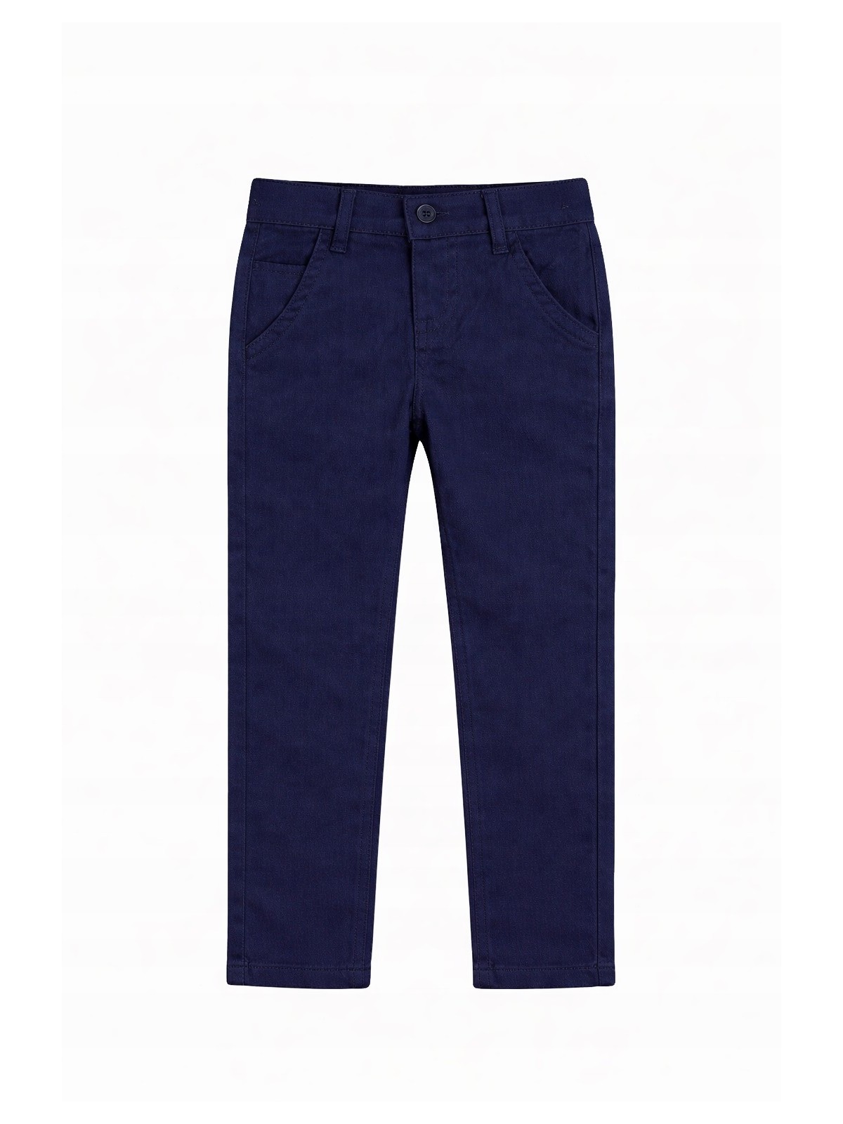 KARA CETIN  SPODNIE CHINO MATERIAŁOWE DLA CHŁOPCA GRANAT   KARACETIN