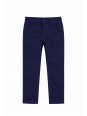 KARA CETIN  SPODNIE CHINO MATERIAŁOWE DLA CHŁOPCA GRANAT   KARACETIN