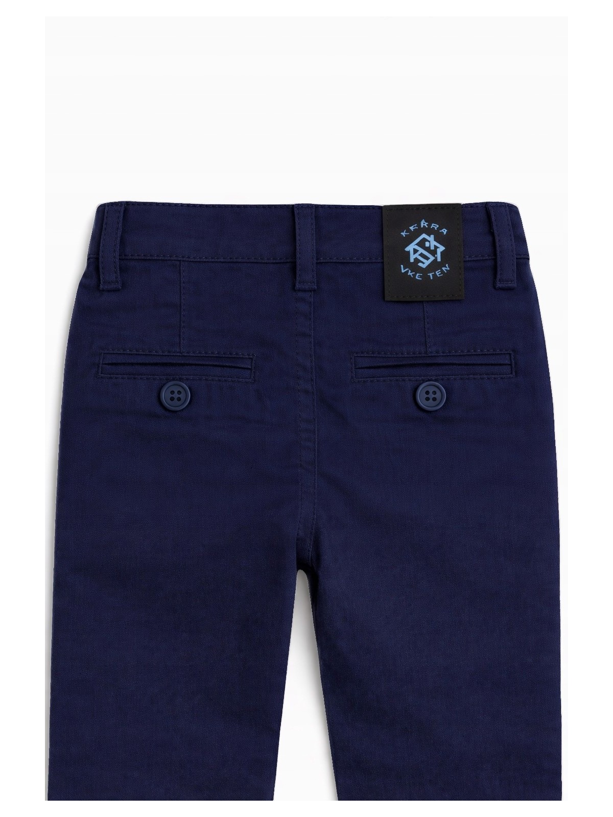 KARA CETIN  SPODNIE CHINO MATERIAŁOWE DLA CHŁOPCA GRANAT   KARACETIN