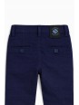 KARA CETIN  SPODNIE CHINO MATERIAŁOWE DLA CHŁOPCA GRANAT   KARACETIN
