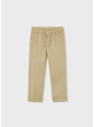 MAYORAL SPODNIE DLA CHŁOPCA CHINO  Z DOMIESZKĄ LNU BEŻ 3576/70