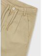 MAYORAL SPODNIE DLA CHŁOPCA CHINO  Z DOMIESZKĄ LNU BEŻ 3576/70