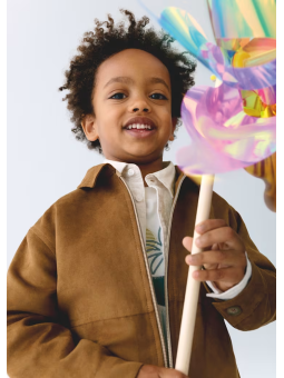 MAYORAL KURTKA ZAMSZOWA DLA CHŁOPCA BRĄZOWA 3438