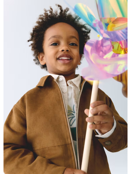 MAYORAL KURTKA ZAMSZOWA DLA CHŁOPCA BRĄZOWA 3438