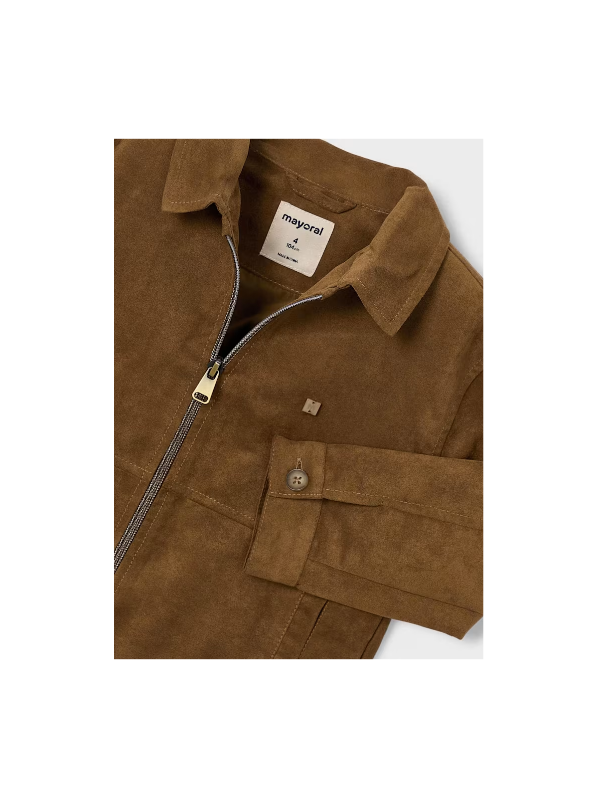 MAYORAL KURTKA ZAMSZOWA DLA CHŁOPCA BRĄZOWA 3438