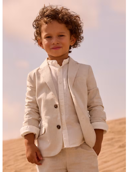 MAYORAL MARYNARKA GARNITUROWA DLA CHŁOPCA Z DOMIESZKĄ LNU 3437