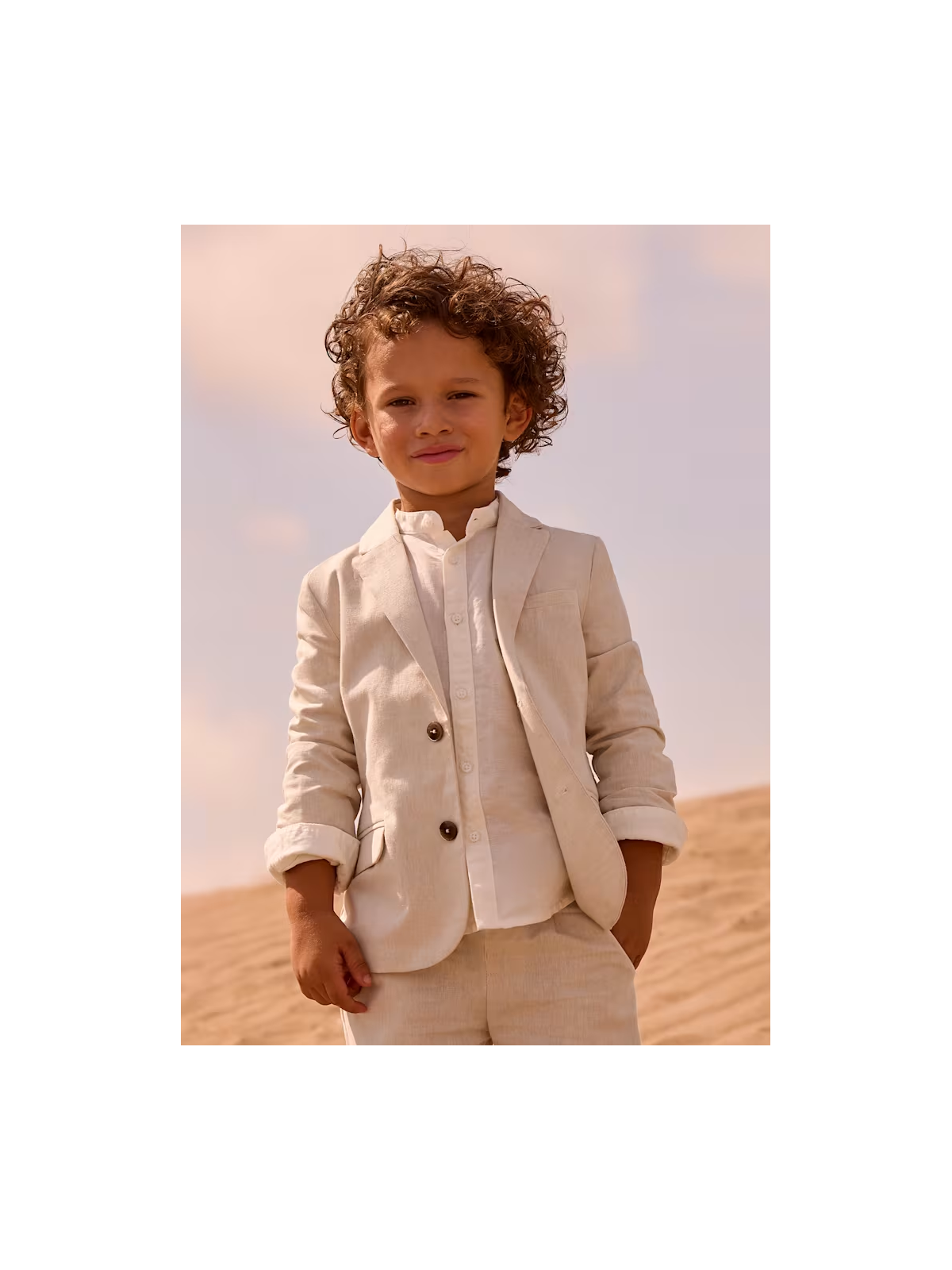 MAYORAL MARYNARKA GARNITUROWA DLA CHŁOPCA Z DOMIESZKĄ LNU 3437