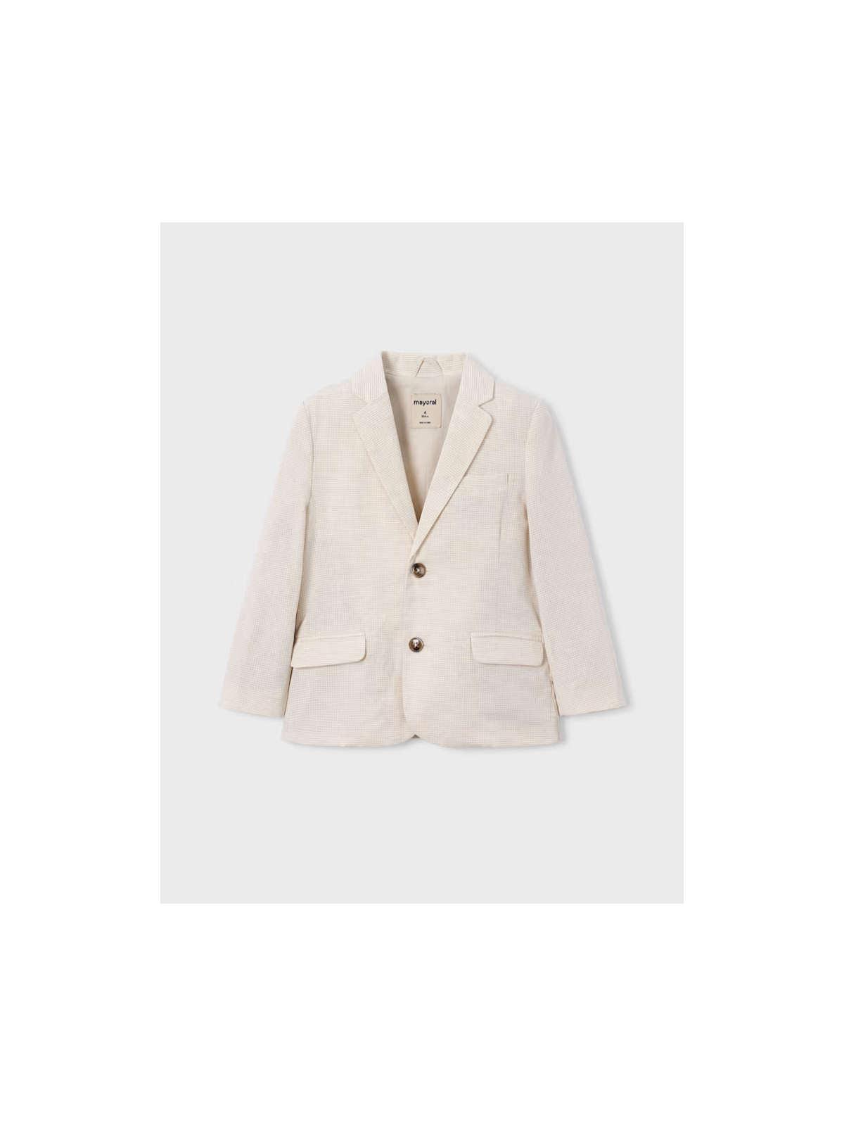 MAYORAL MARYNARKA GARNITUROWA DLA CHŁOPCA Z DOMIESZKĄ LNU 3437/47