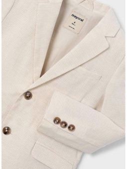 MAYORAL MARYNARKA GARNITUROWA DLA CHŁOPCA Z DOMIESZKĄ LNU 3437/47