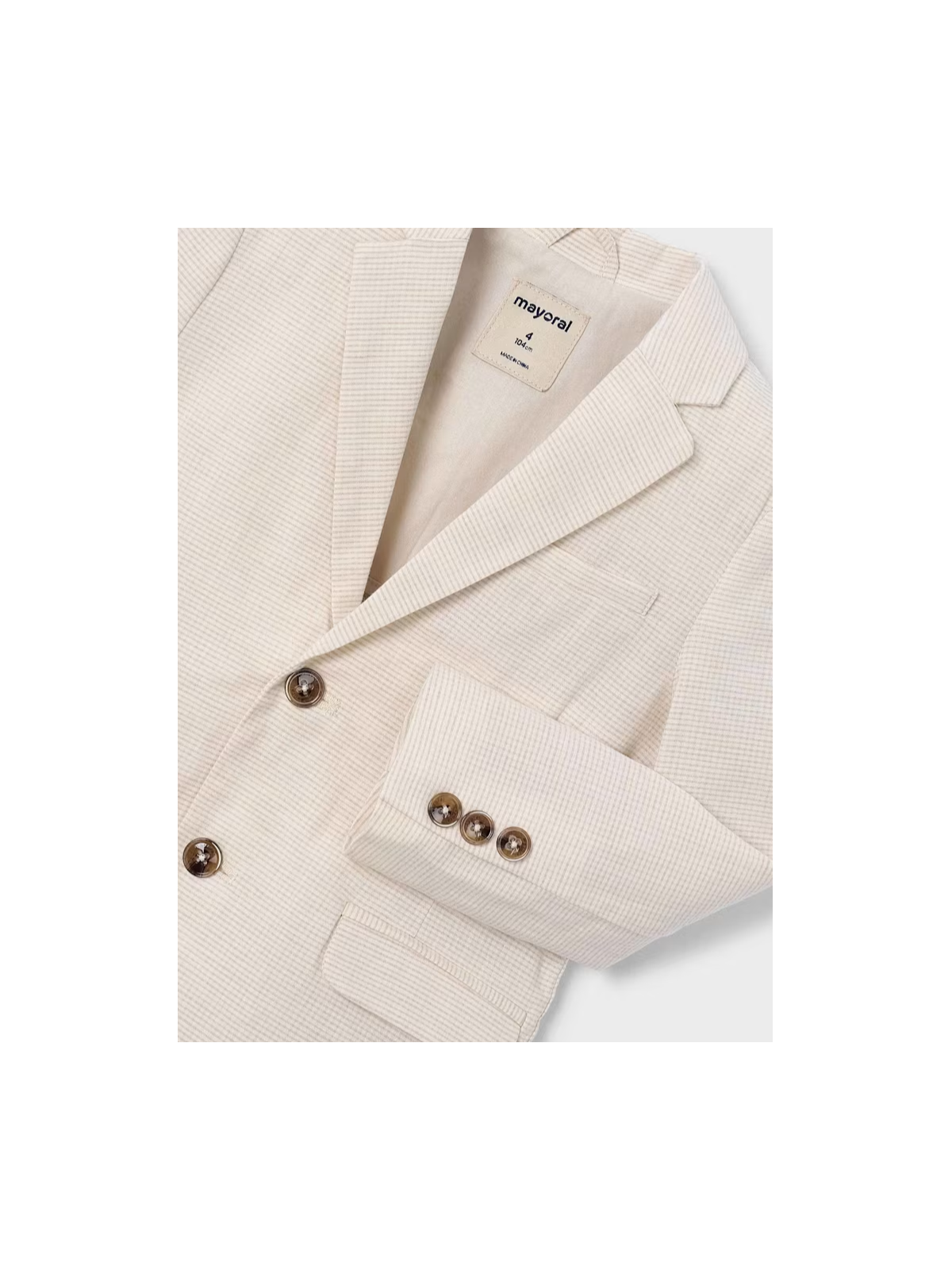 MAYORAL MARYNARKA GARNITUROWA DLA CHŁOPCA Z DOMIESZKĄ LNU 3437/47