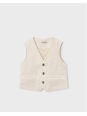 MAYORAL KAMIZELKA GARNITUROWA DLA CHŁOPCA Z DOMIESZKĄ LNU 3379